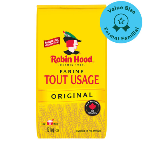 Robin Hood Flour All Purpose Original Value Size 5 kg