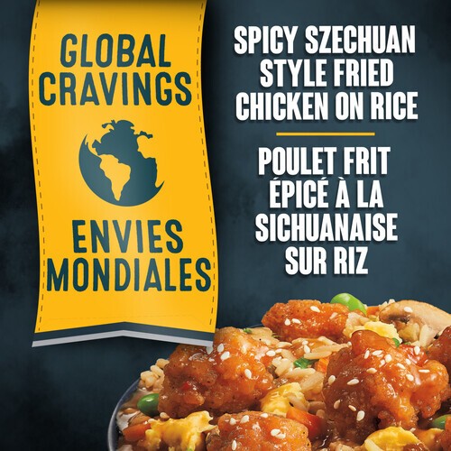 Crave Frozen Spicy Szechuan Style Fried Chicken On Rice 300 g