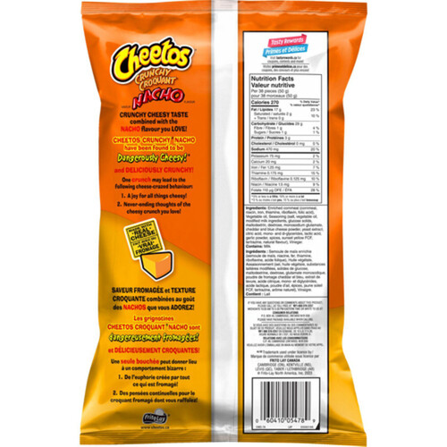 Cheetos Crunchy Snacks Nacho Cheese Flavoured 285 g