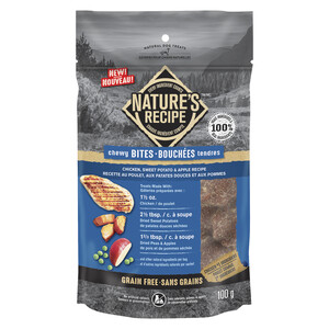 Nature's Recipe Dog Food Chewy Bites Grain-Free Chicken Sweet
