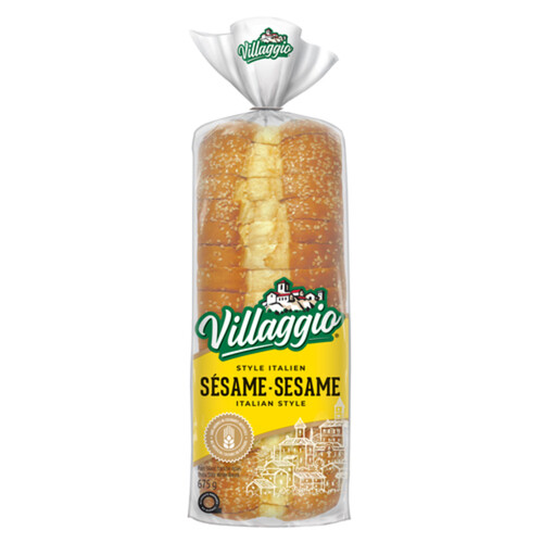 Villaggio White Bread Sesame  675 g