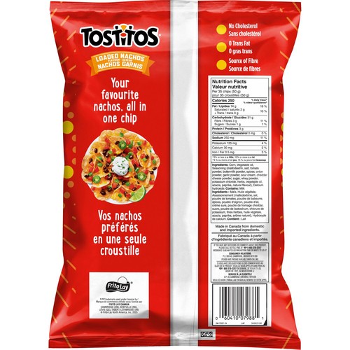 Tostitos Tortilla Chips Loaded Nachos Flavour 260 g