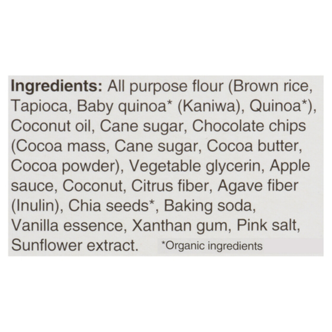 GoGo Quinoa GlutenFree Soft Chocolate Chip Cookies 168 g Voilà