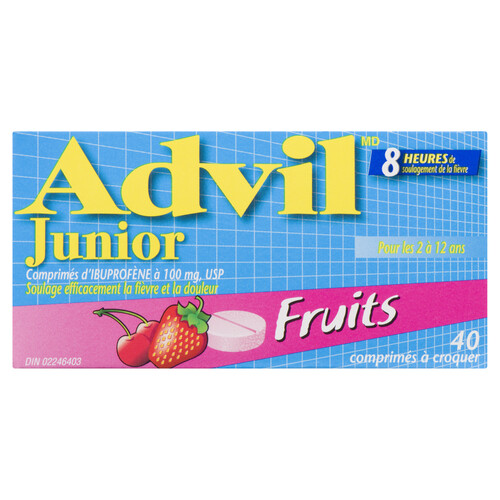 Children's Advil Junior Strength Chewable Fruit Tablets 40 EA