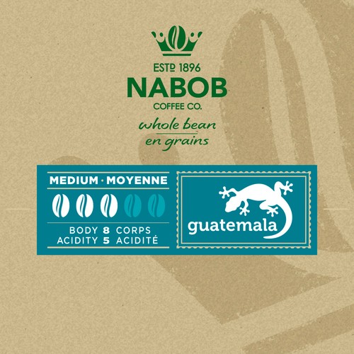 Nabob Whole Bean Coffee Medium Roast Guatemala 300 g