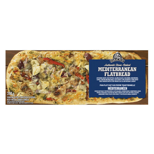 Farm Boy Flatbread Mediterranean 390 g (frozen)