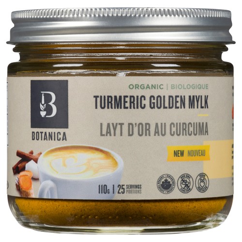 Botanica Organic Turmeric Golden Mylk 110 g