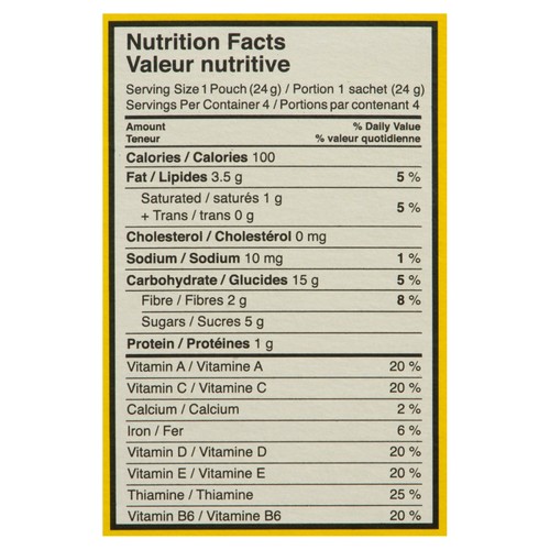 MadeGood Organic Minis Granola Bars Chocolate Banana 96 g