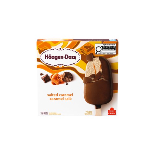 Häagen-Dazs Ice Cream Bars Salted Caramel 3 x 88 ml