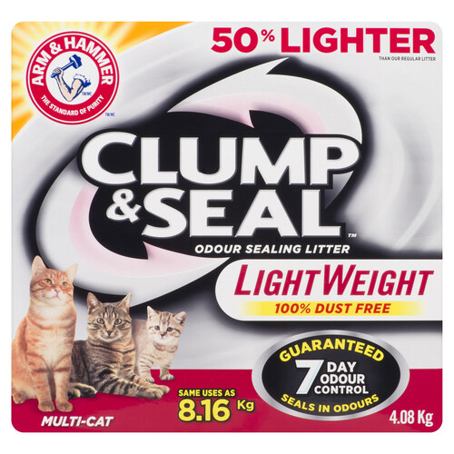 Arm & Hammer Multi-Cat Lightweight Clump & Seal Litter 4.08 kg