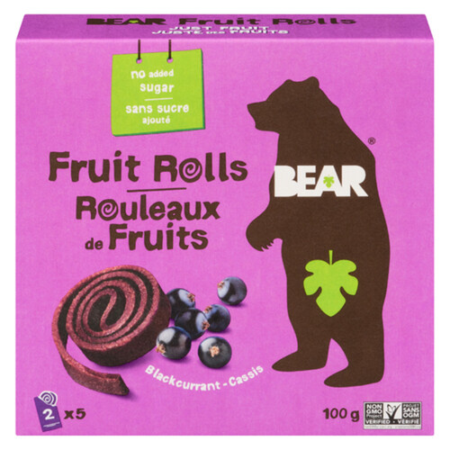 Bear Fruit Rolls Black Currant 100 g