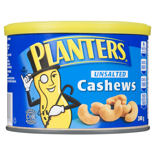 Planters Cashews Roasted Unsalted 200 g