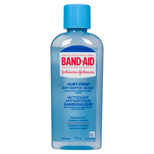 Band-Aid Hurt Free Wash Bandages 177 ml
