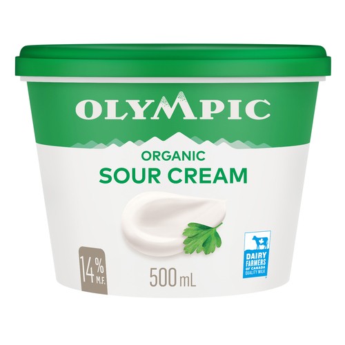 Olympic Organic 14% Sour Cream 500 ml