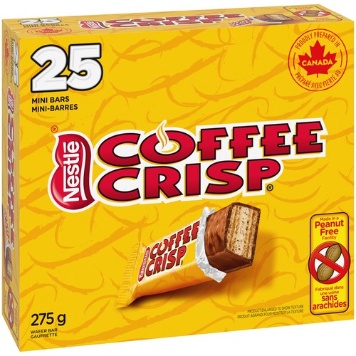 Coffee Crisp Peanut-Free Chocolate Bars Junior 25 Pack 275 g