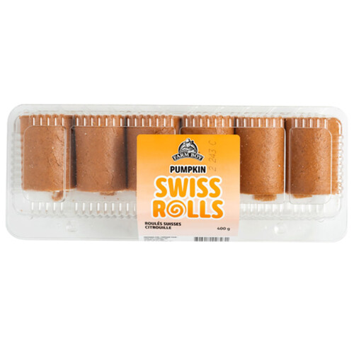 Farm Boy Swiss Rolls Pumpkin 400 g (frozen)