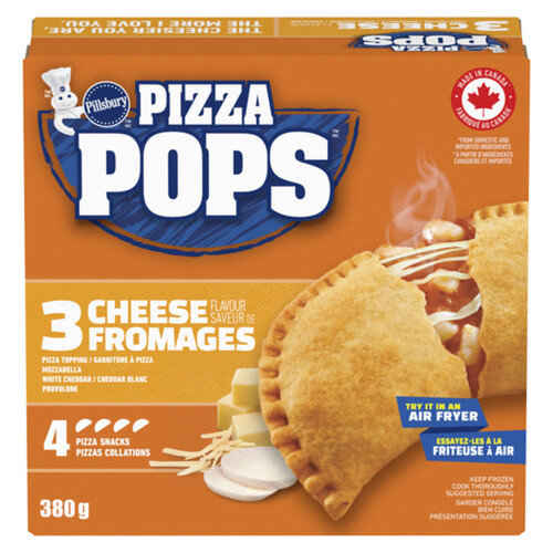 Pillsbury Pizza Pops Frozen Pizza Snack 3 Cheese 380 g