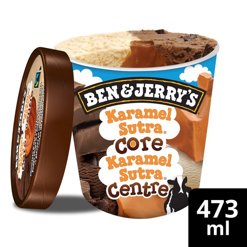 Ben & Jerry's Ice Cream Karamel Sutra® Core With Fairtrade Ingredients 473 ml