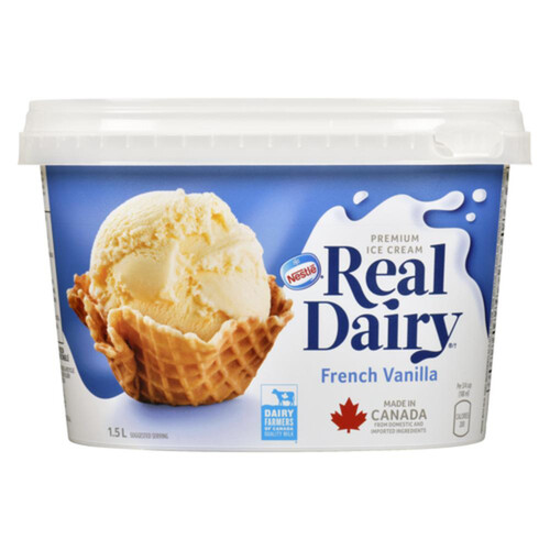 Nestlé Real Dairy Ice Cream French Vanilla 1.5 L