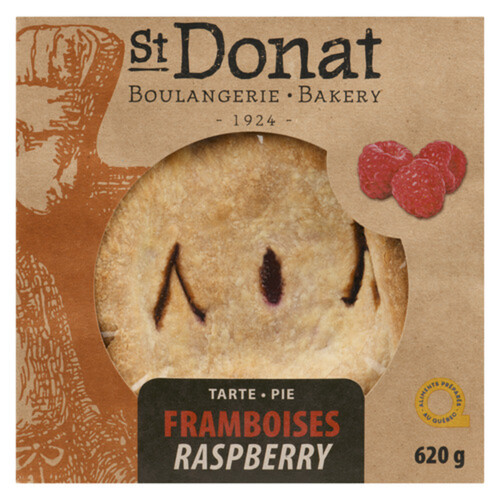 Boulangerie St-Donat Pie Raspberry 620 g (frozen)