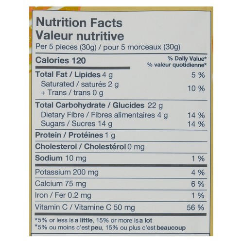 Chiwis Orange Chips Real Fruit + White Chocolate 60 g