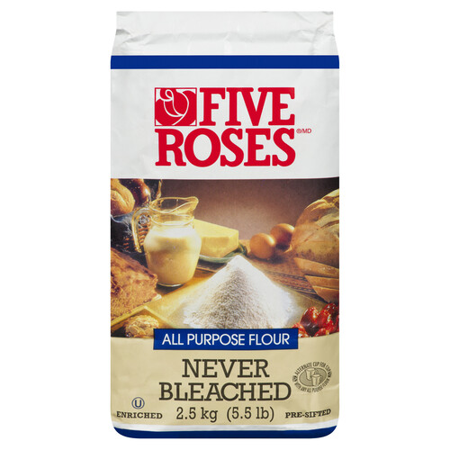 Five Roses All Purpose Flour Never Bleached 2.5 kg