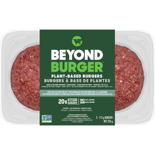 Beyond Meat Frozen Plant-Based Beyond Burgers 226 g