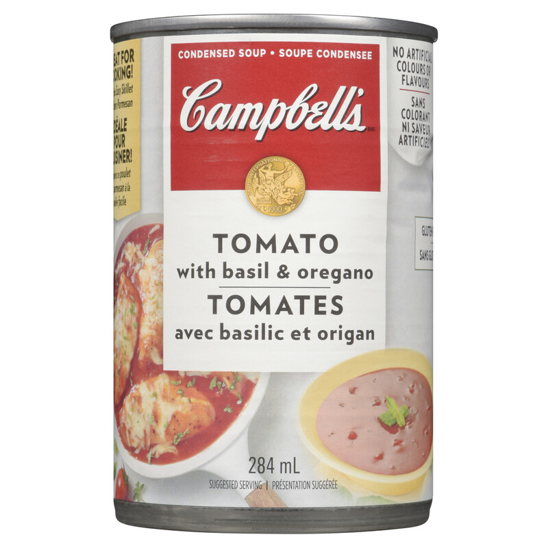 Campbell's GlutenFree Condensed Soup Tomato Basil & Oregano 284 ml