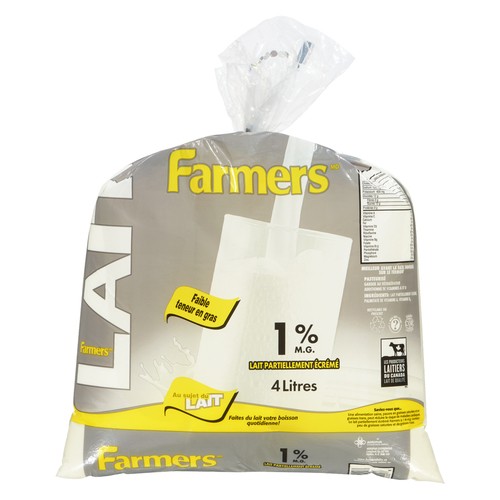 Farmers 1%  Milk Partly Skimmed 4 L