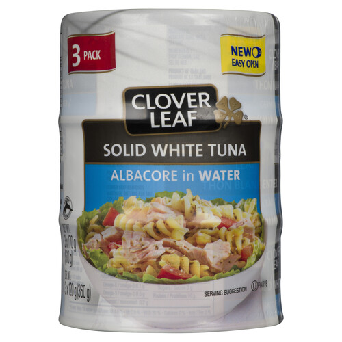 Clover Leaf Solid White Tuna In Water 3 x 170 g