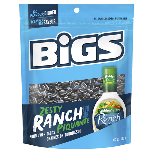 Bigs Sunflower Seeds Ranch 140 g