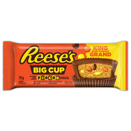 Reese's Peanut Butter Big Cups Stuffed With Candy King Sized 79 g