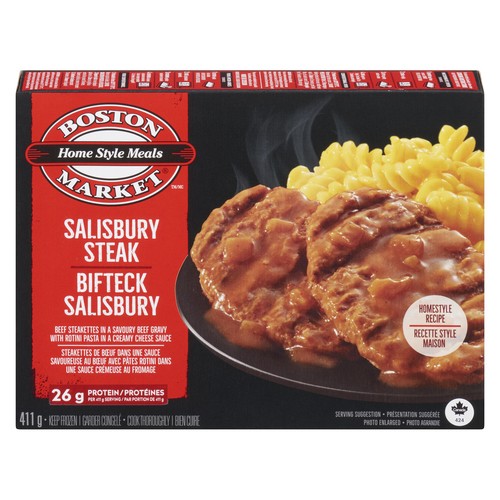Boston Market Frozen Salisbury Steak 411 g