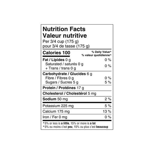 Oikos Fat-Free 0% Greek Yogurt Plain 750 g