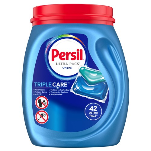 Persil TripleCare Laundry Detergent Ultra Pacs Original 42 Count