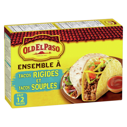 Old El Paso Taco Hard & Soft Dinner Kit 340 g