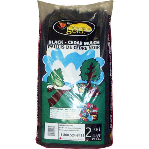 Greenhouse Gold Black Cedar Mulch 