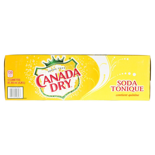 Canada Dry Soft Drink Tonic Water 12 x 355 ml (cans)