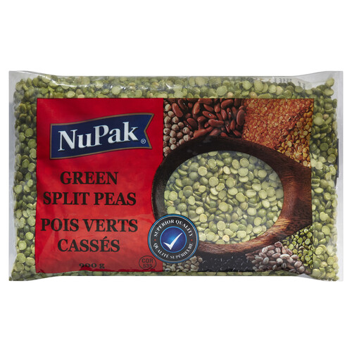 NuPak Green Split Peas 900 g