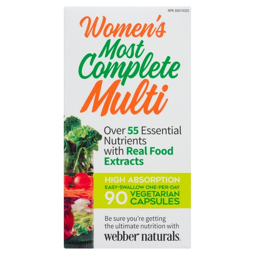 Webber Naturals Women's Most Complete Vitamin 90 EA