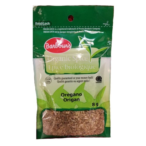 Barbour's Organic Oregano 8 g