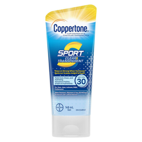 Coppertone Sport Clear Sunscreen Lotion SPF 30 148 ml