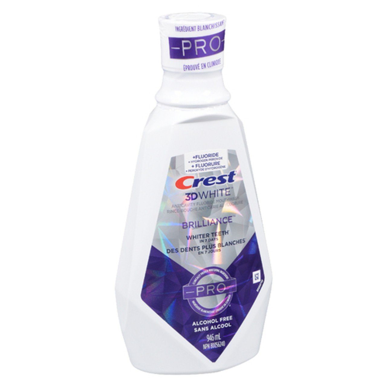 Crest 3D White Brilliance Pro Rinse 946 ml - Voilà Online Groceries ...