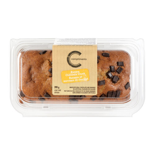 Compliments Loaf Cake Banana Chocolate Chip 390 g