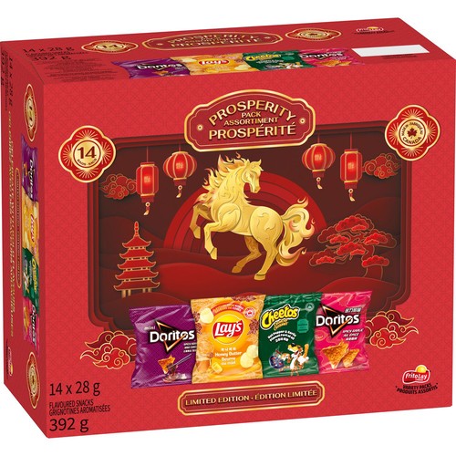 Frito-Lay Prosperity Pack Limited Edition Flavoured Snacks 14 x 28 g