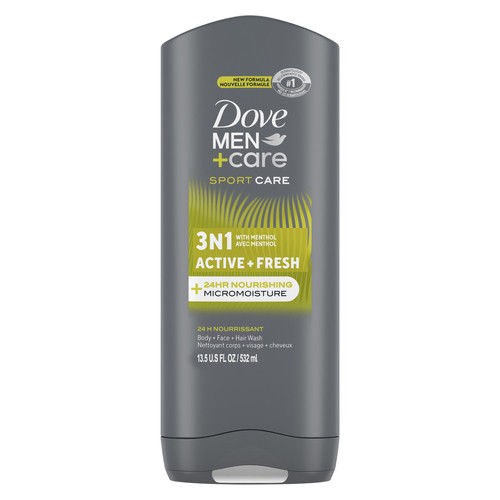 Dove Men +Care Body Wash Active Fresh 532 ml