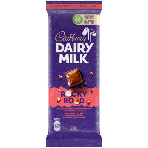 Dairy Milk Chocolate Bar Rocky Road 90 g