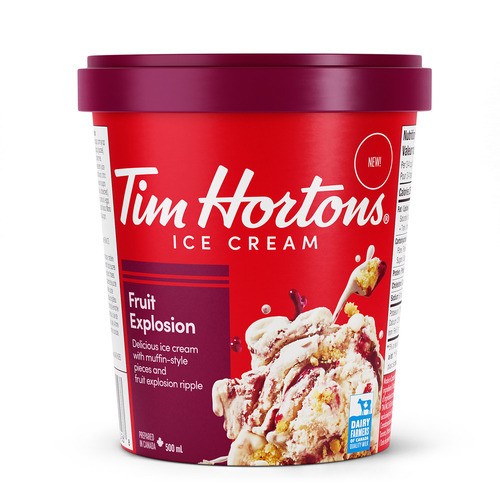 Tim Hortons Ice Cream Fruit Explosion 500 ml