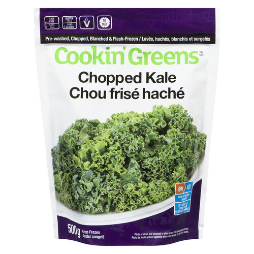 Cookin' Greens Chopped Kale 500 g (frozen)