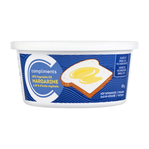 Compliments 68% Vegetable Oil Margarine 454 g